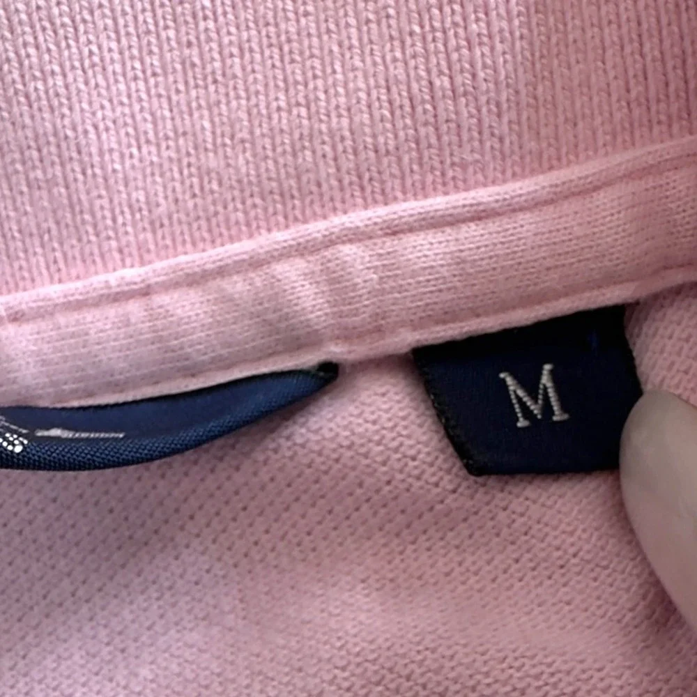 Polo Golf Ralph Lauren Polo Shirt Mens Medium Pink Mauna Lani Cotton Pique MW22‎